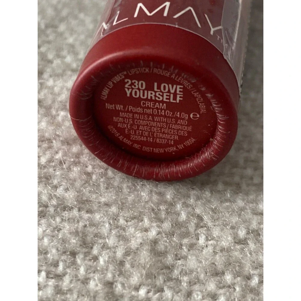 Almay Lip Vibes Lipstick 0.14 oz Matte Finish love yourself
